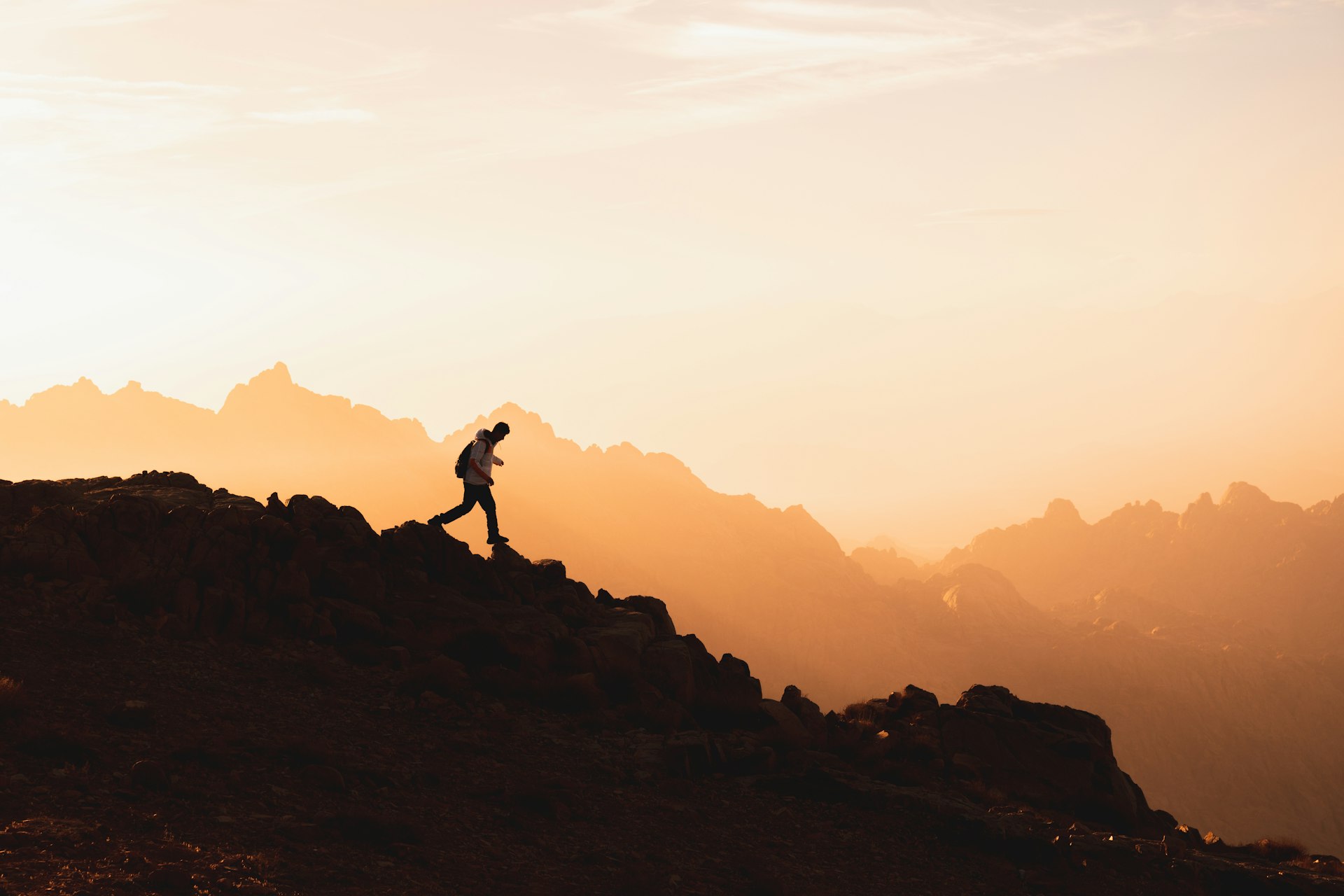 Mountain climbing — overcoming challenges one step at a time
